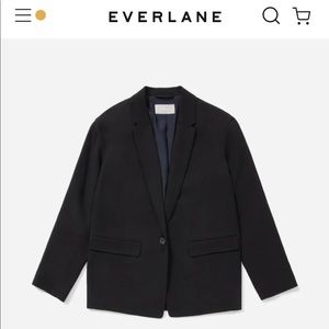 EVERLANE Easy Blazer Black NEW WITH TAGS SZ0/Xs/S